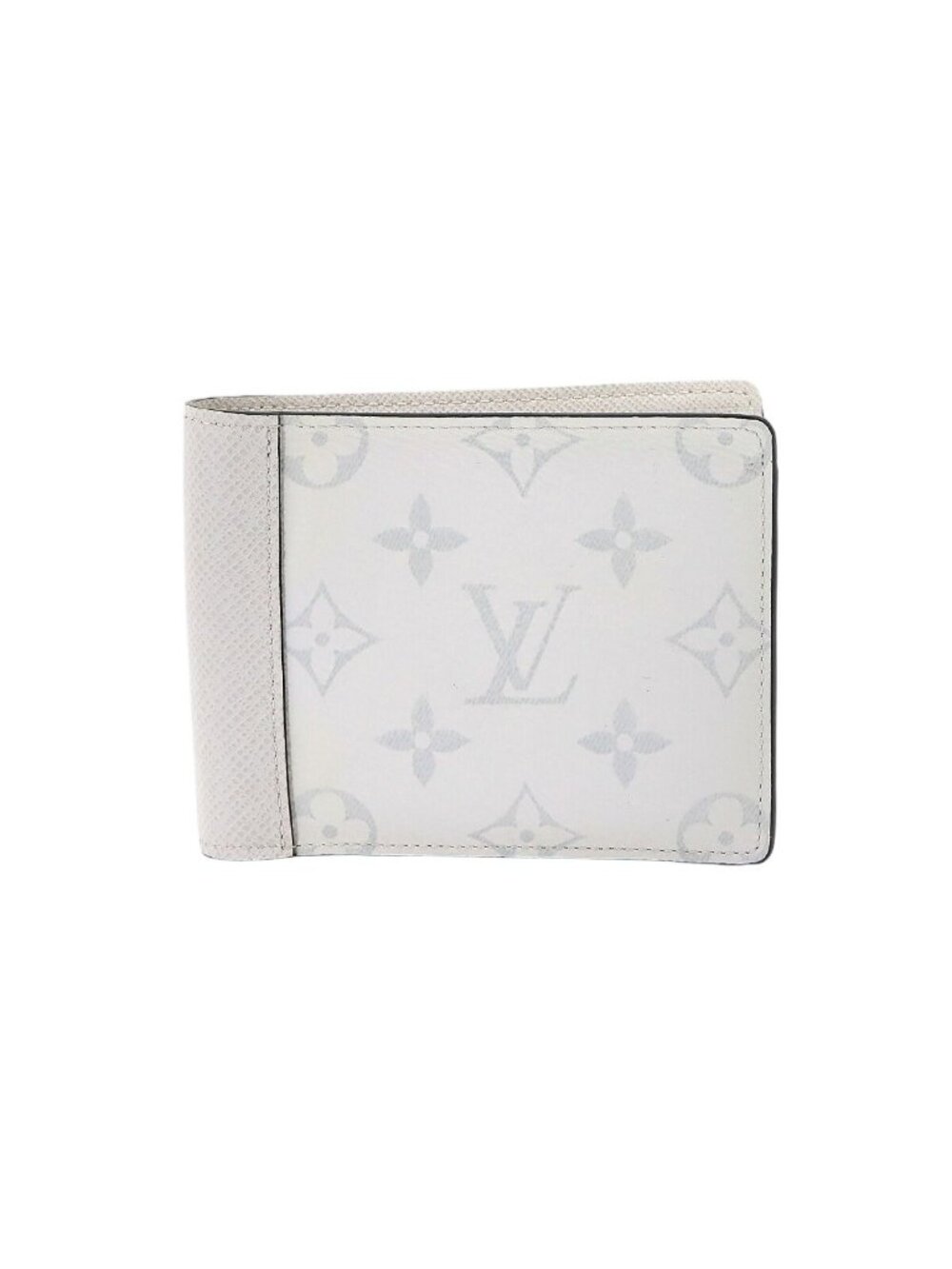 Louis Vuitton Taigarama Portefeuille Multiple Bifold Wallet Blanc